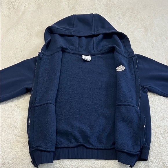 Nike Kids Dark Blue Zip-Up Hoodie - Picture 8 of 9